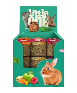 Little One Sticks for guinea pigs, rabbits and chinchillas with vegetables (2 x 60 g — ART. 32270)
