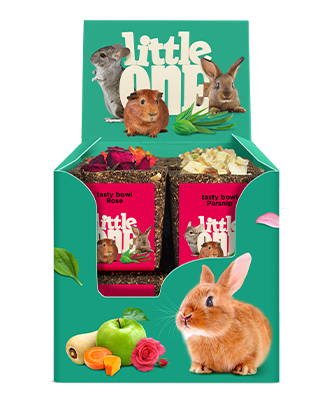 Little One Sticks for guinea pigs, rabbits and chinchillas with fruit (2 x 60 g — ART. 32280)