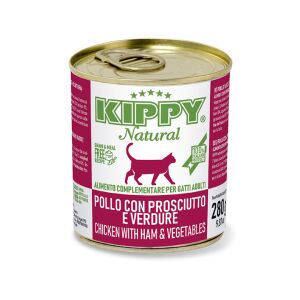 Kippy Natural CHICKEN with HAM Adult cat Can 2,47 oz