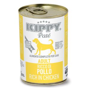 Kippy Paté+Bits with CHICKEN, RICE, CARROTS & MUSCLE MEAT BITS Adult dog Sausage 28,22 oz